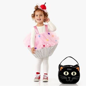 Pottery Barn Kids Pink and White Cupcake Costume
